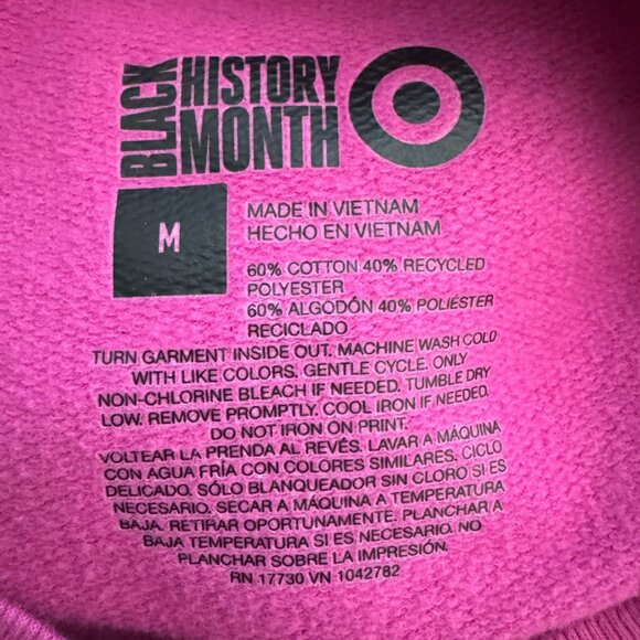 Black History Month "My Voice My Power" Sweatshirt Pride and Culture Womens Sz M - Picture 3 of 7